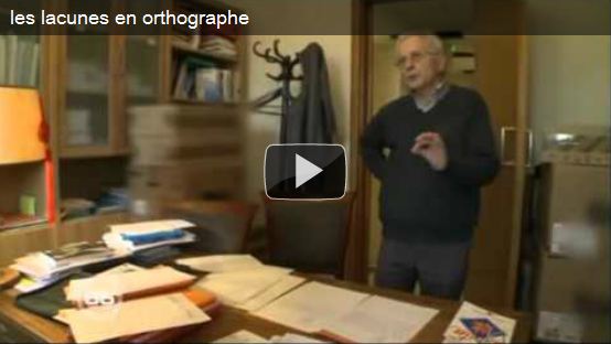 vidéo sur les lacunes en orthographe des jeunes français